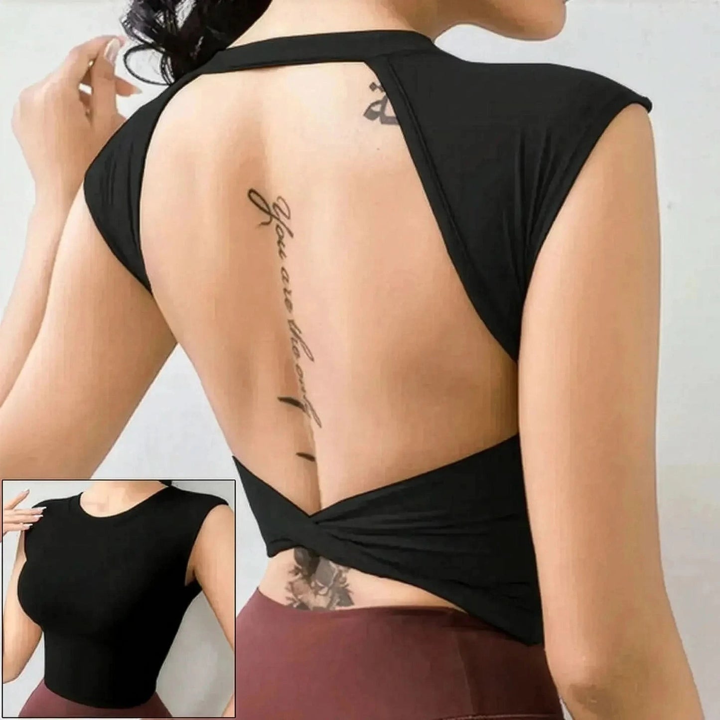 Top Yoga Dos Ouvert - Saylana