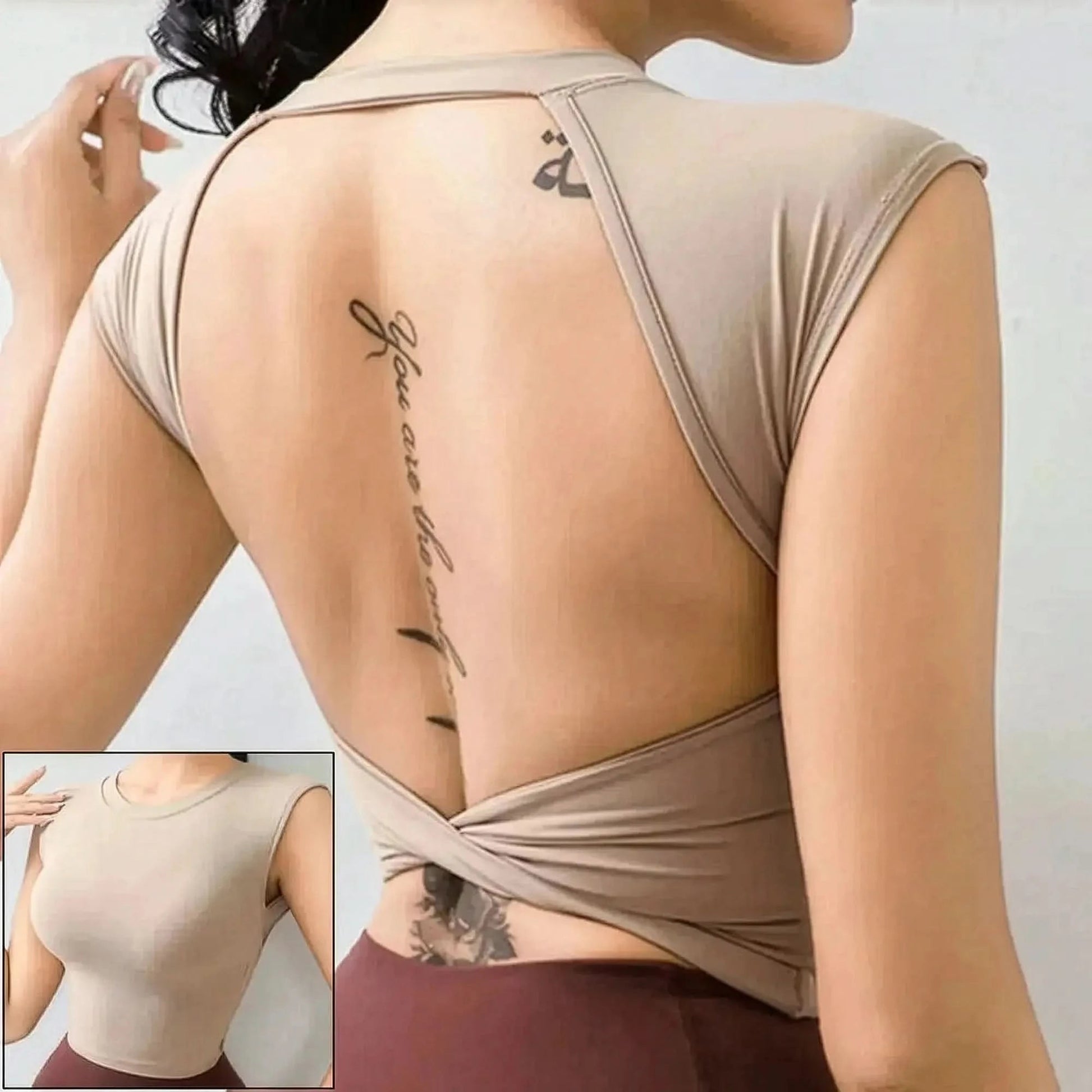 Top Yoga Dos Ouvert - Saylana