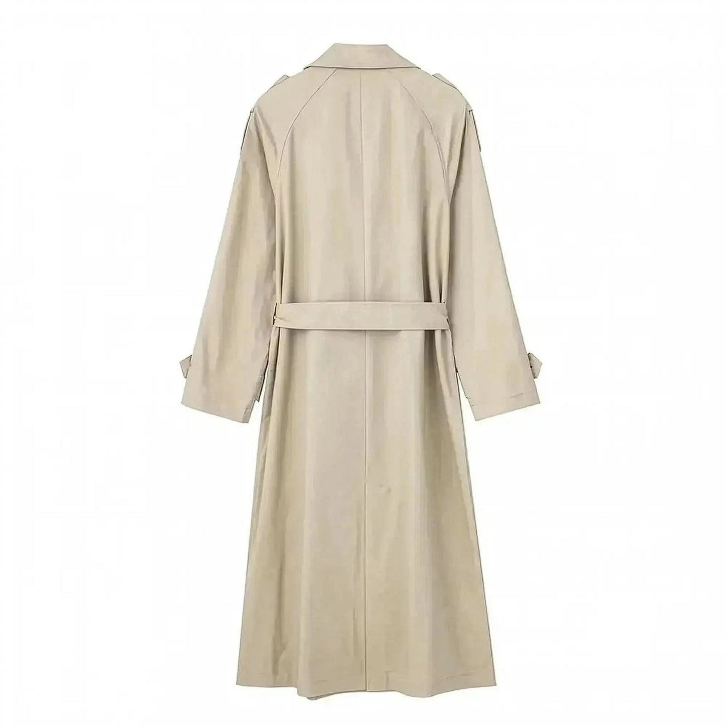 Trench Vintage Ceinturé à Double Boutonnage - Saylana