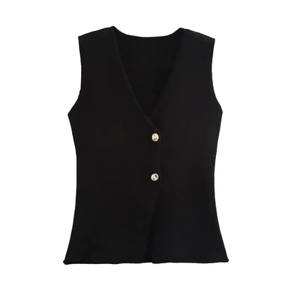 Tricot V-Neck & Jupe Longue-Saylana