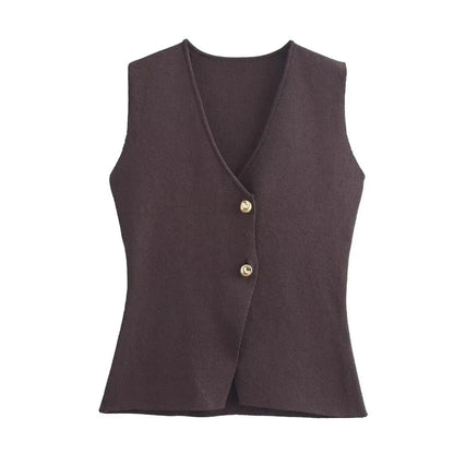 Tricot V-Neck & Jupe Longue-Saylana