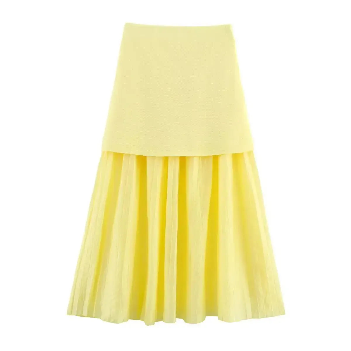 Tricot V-Neck & Jupe Longue-Saylana