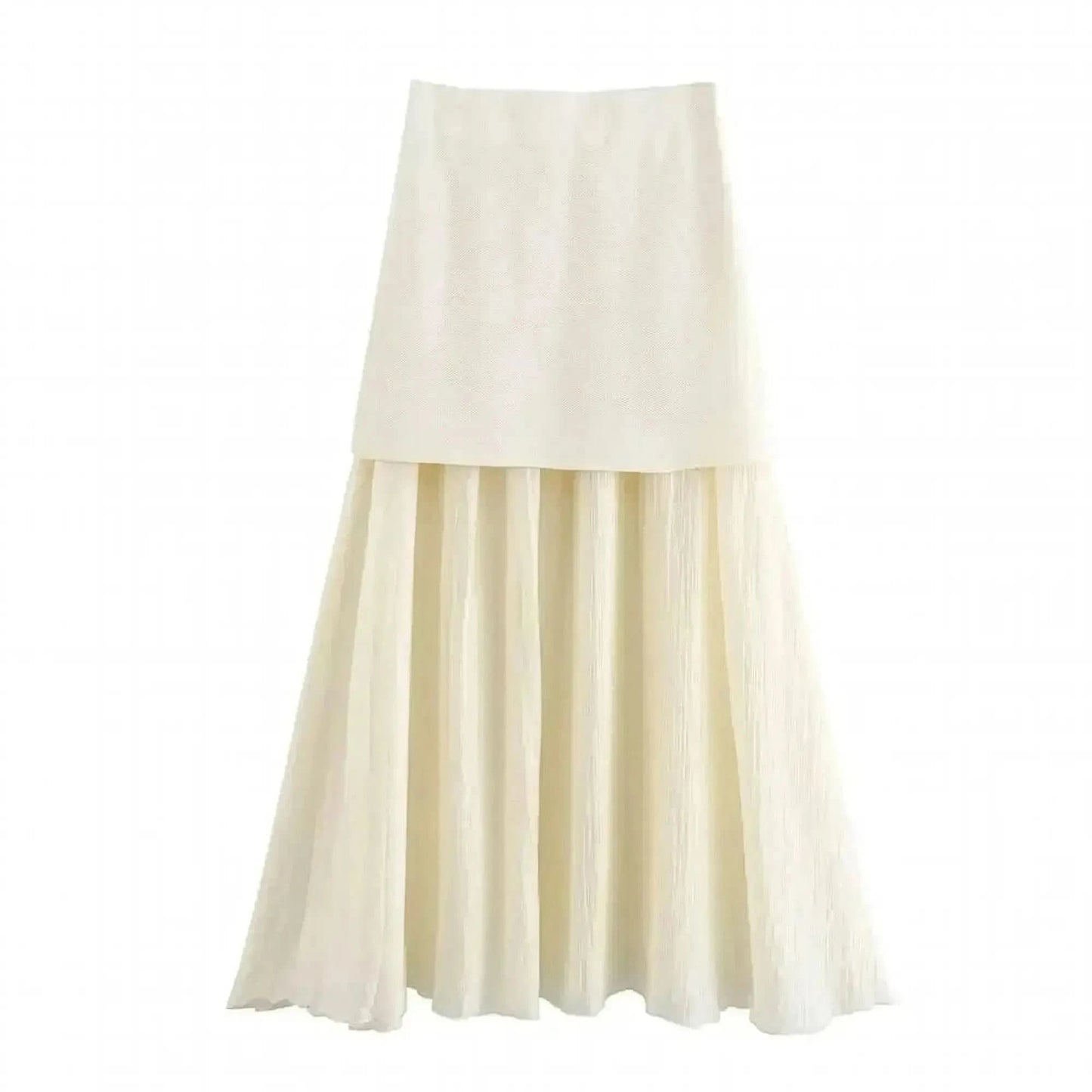 Tricot V - Neck & Jupe Longue - Saylana