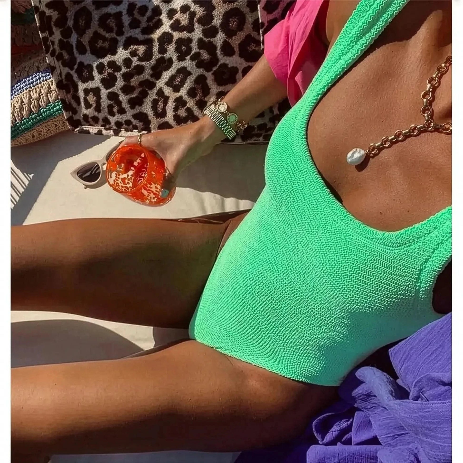 Une Pièce Brésilienne Push - Up - Saylana